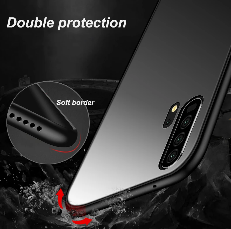 Чехол из закаленного стекла для телефона huawei honor View 20 pro V20 8x 8c 8s 20i 10i Play 9 10 lite 7s