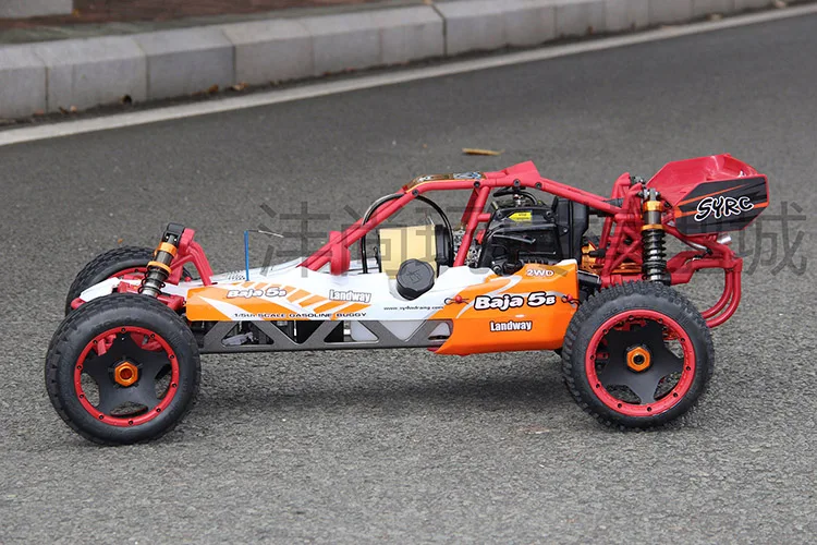 1:5 SY Baja 30.5cc 2T газовый двигатель все нейлон Чистый нейлон мощный RC baja автомобиль 2.G дистанционное управление