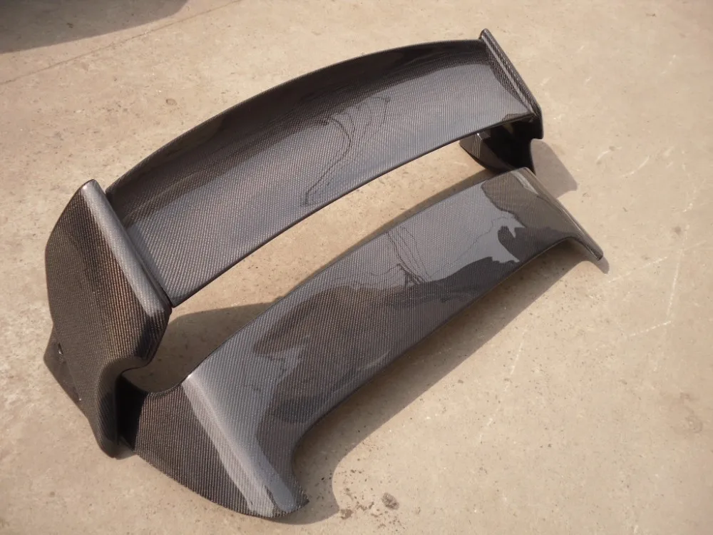 Для FRP 2008-2010 Impreza GRB WRX STI Varis стиль задний спойлер двойные палубы стекловолокно