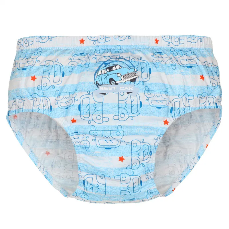 5 шт./лот хлопковые трусы боксеры для мальчиков детское нижнее белье с героями