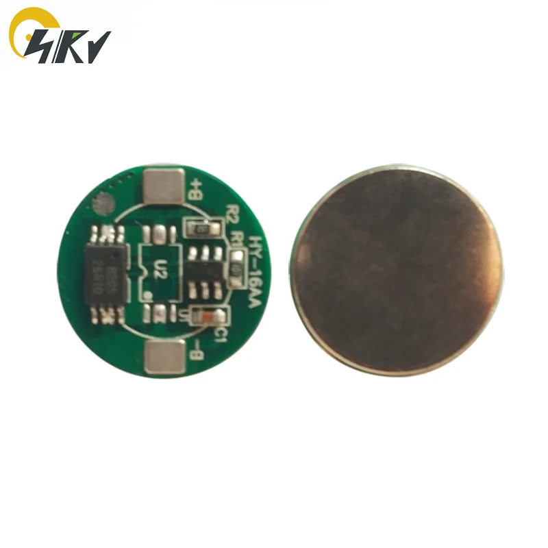 3,7 V 18650 1S PCB для 18650 литий-ионная батарея PCM цилиндрическая Защитная печатная плата 3A максимальный ток