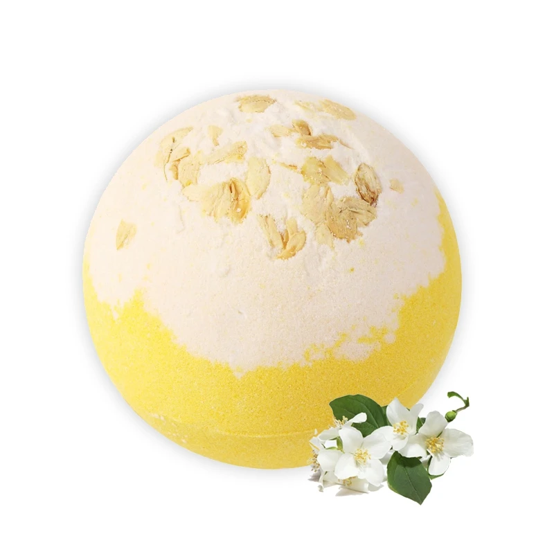 Tsing Bath Bomb Jasmine 120 г ручной работы Bubble подарочный набор для спа ванны Box натуральный