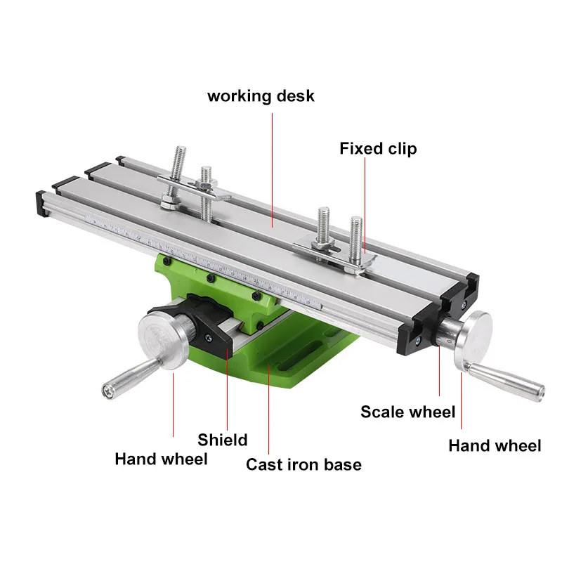 

Newly Mini Cross Worktable Compound Drilling Milling Machine for Bench Drill Adjustment XSD88