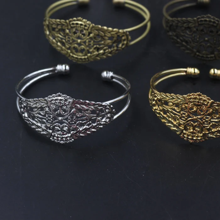 Поднос с лепестками 5 шт./лот античный бронзовый/Золотой/Серебряный/черный медный