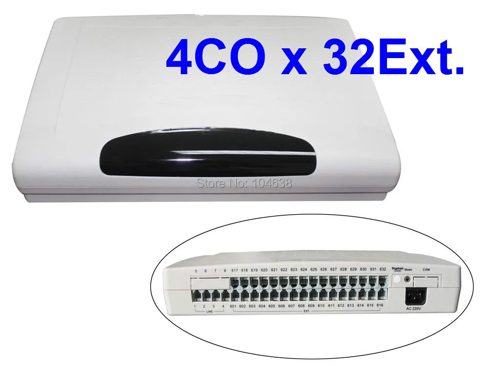 Advanced phone PBX system CP432 (4 input lines and 32 output Extensions ) |