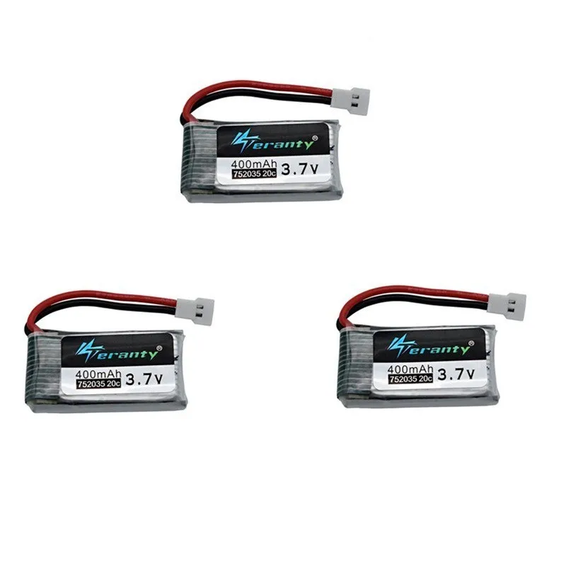 3,7 V 400 мА/ч, Батарея и(6 в 1) Зарядное устройство для SYMA X15 X5A-1 X15C X15W H31 X4 H107 KY101 E33C E33 U816A V252 H6C RC ЗАПАСНЫЕ Запчасти - Цвет: Черный