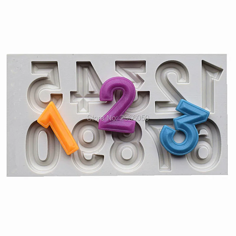 Цифровая силиконовая форма для торта шоколадного инструмент пекарни кухонные