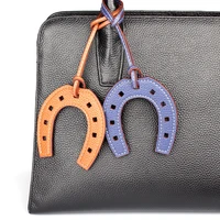 fashion designer pu faux leather shoe boot horseshoe keychain pendant for women ladies bag charm accessories ornament gifts