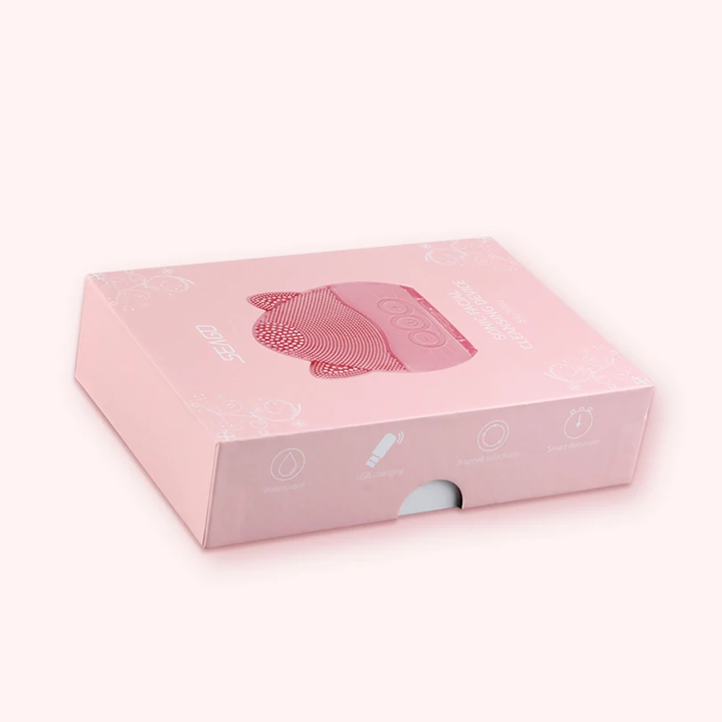 

SEAGO Electric Silicone Cleansing Brush Rechargeable Powered Cleaning Device Deep Clean Skin Care Sonic Skin Scrubber