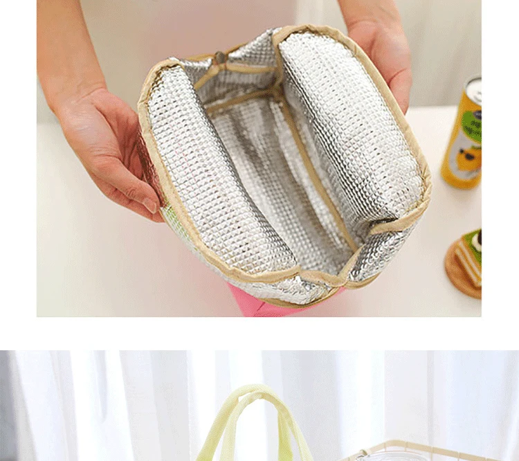 Милый мультфильм Переносные сумки для обедов водостойкая изоляция Bento Box студенты мульти-функция Пикник сумка для хранения детей закуски сумки