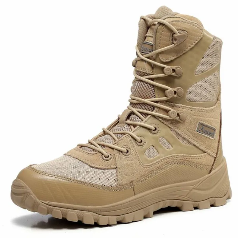 Уличные тактические ботинки Cordura военные для кемпинга ботинки-дезерты черный