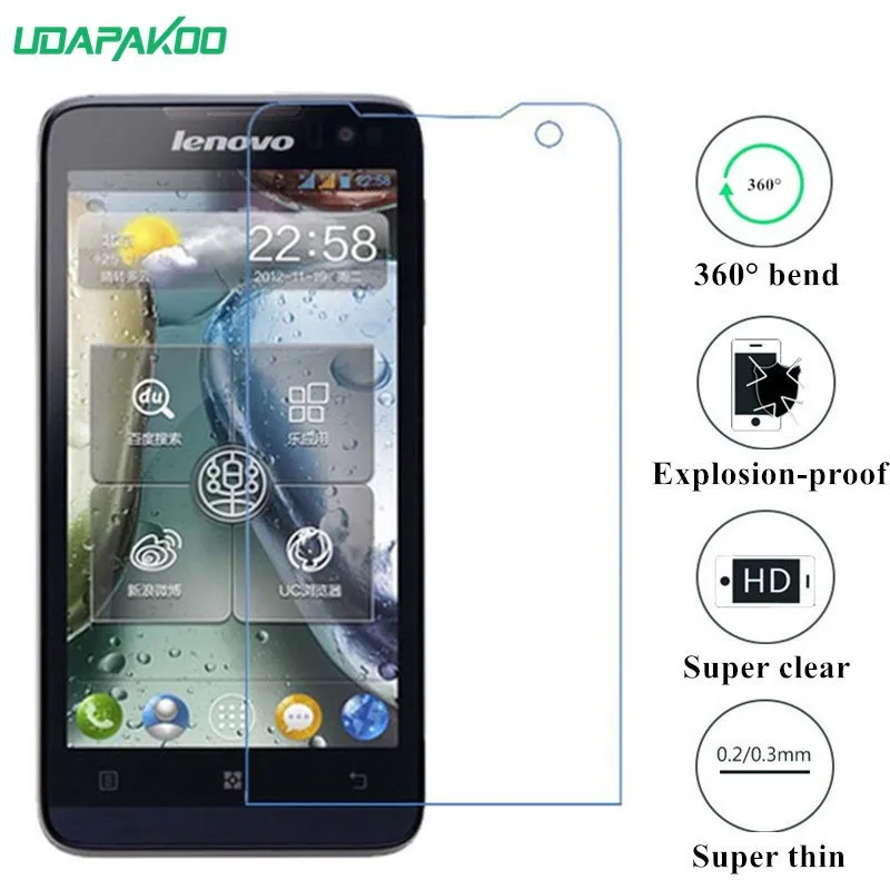 Udapakoo прозрачная закаленная (мягкое стекло) пленка для Lenovo P770 нано