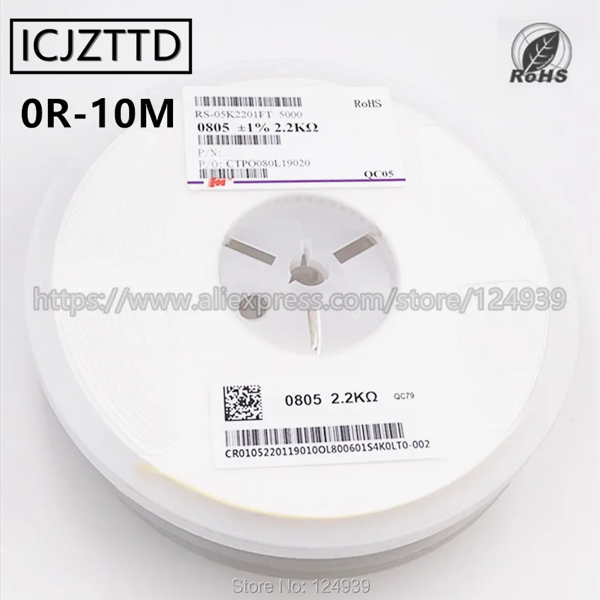 

RF0805 1% 0805 1/8 Вт 0,125 1K 1,2 K 1,5 K 1,8 K 2K 2,2 K 2,4 K 2,7 K труба из углеродистого волокна 3K 3,3 K 3,6 K 3,9 K 4,3 K 4,7 K 5,1 K 5,6 K 6,2 K 6,8 K 7,5 K 8,2 K 9,1 K 10