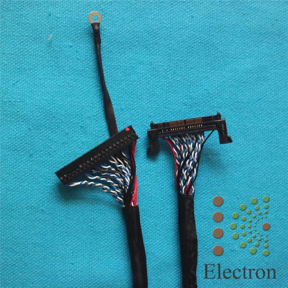 FI RE51S HF LVDS кабель 51Pin двойной 10 бит 56 см для LG большой размер ЖК ТВ монитор|lcd cable|monitor