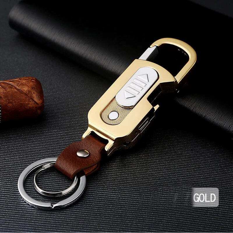Беспламенная электронная открывалка для сигар брелок ключей с USB-зарядкой | Дом и