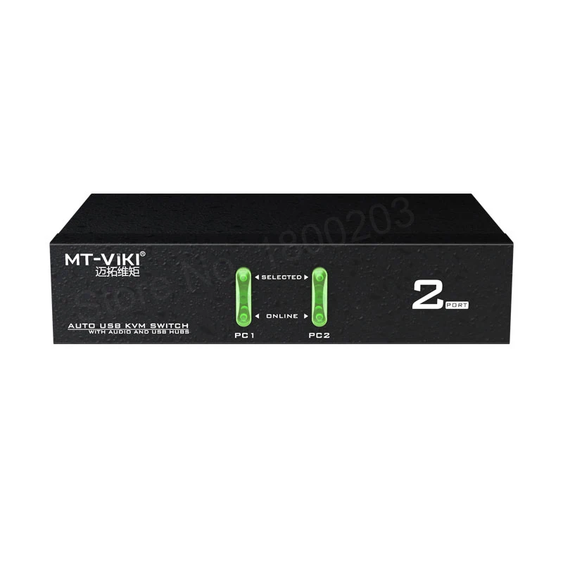 MT Viki проводной переключатель vga usb KVM с 2 портами новый дизайн дистанционное