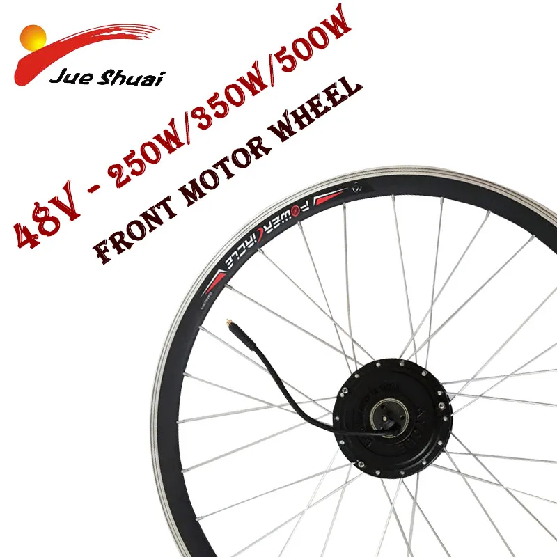 48V 250W 350W 500W ebike Kit Electric Bike Conversion Kit Motor Wheel Brushless Gear Hub Motor Front Wheel bicicleta electrica