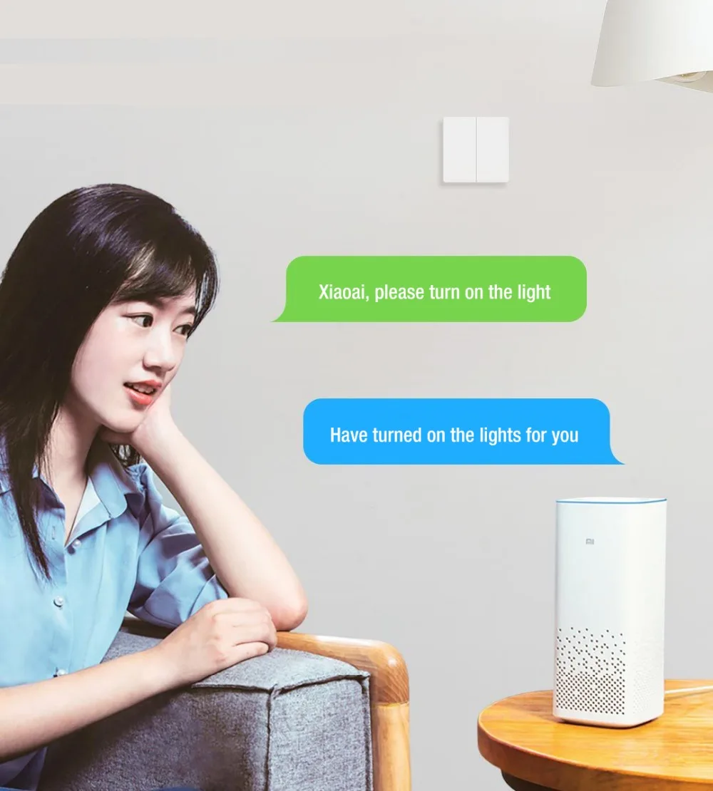 Xiao mi Aqara настенный выключатель, умный ZigBee Zero Line Fire Wire светильник с дистанционным управлением, беспроводной ключ, настенный переключатель mi Home