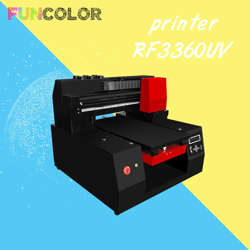 33*60 см автоматический принтер УФ машина 3D 6-цветной с Epson головка для Emboss