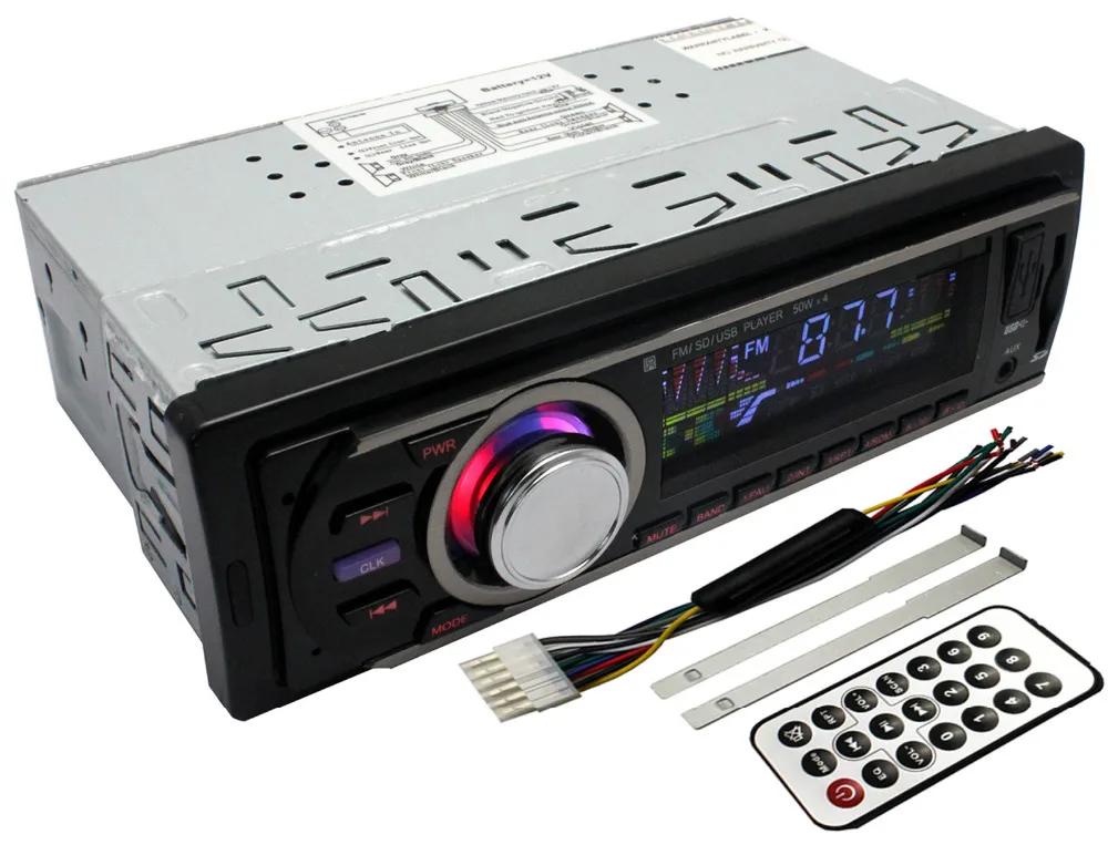 US stock1 din Car radio size Stereo FM and MP3 Player Receiver Aux USB mobile Port SDCard Slot Embedded NO DVD | Автомобили и