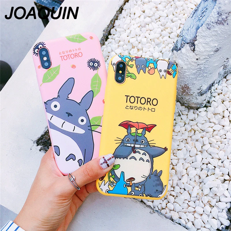 Милый чехол для телефона из мягкого ТПУ с милым Тоторо унесенным спиром Ghibli Аниме