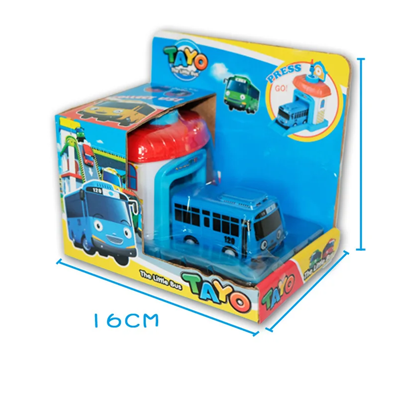 blue bus with box 4 шт./компл. корейские колготки с мультяшными принтами масштабная модель автобуса tayo маленького миниатюрное пластиковое "Машина", для детей Для маленьких мальчиков oyuncak garage игрушки - Цвет: blue bus with box