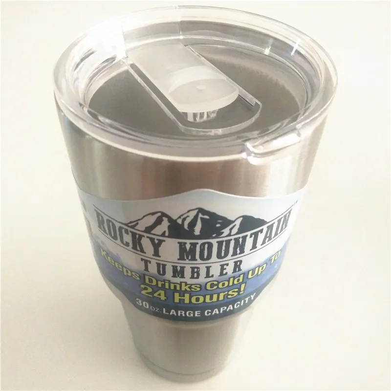 2019 Нержавеющая сталь термос чашка 30 унций с двойными стенками вакуумной