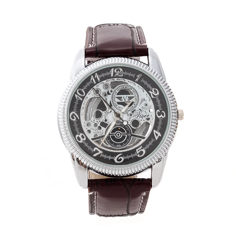 Новый 2016 люксовый бренд кварцевые часы не механические мужские свободного