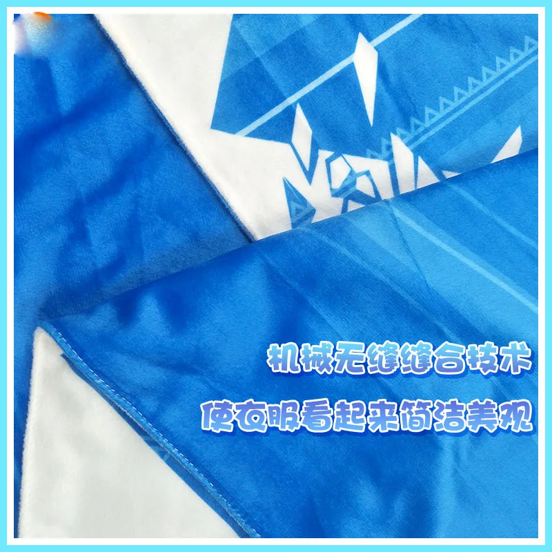Плащ для косплея Аниме TouHou Project Cirno плащ с капюшоном удобное одеяло девушек в