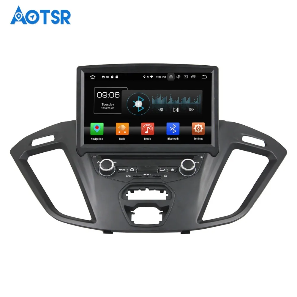 Автомобильный DVD плеер на Android 8 4 + 32 ГБ GPS навигация для Ford Transit Custom 2016 головное