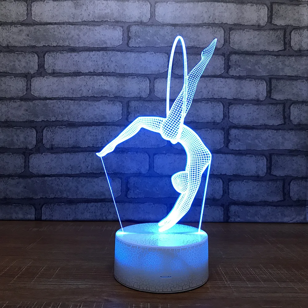 Художественная гимнастика 3D белые бусины кракле цоколь 7 цветов взрыв