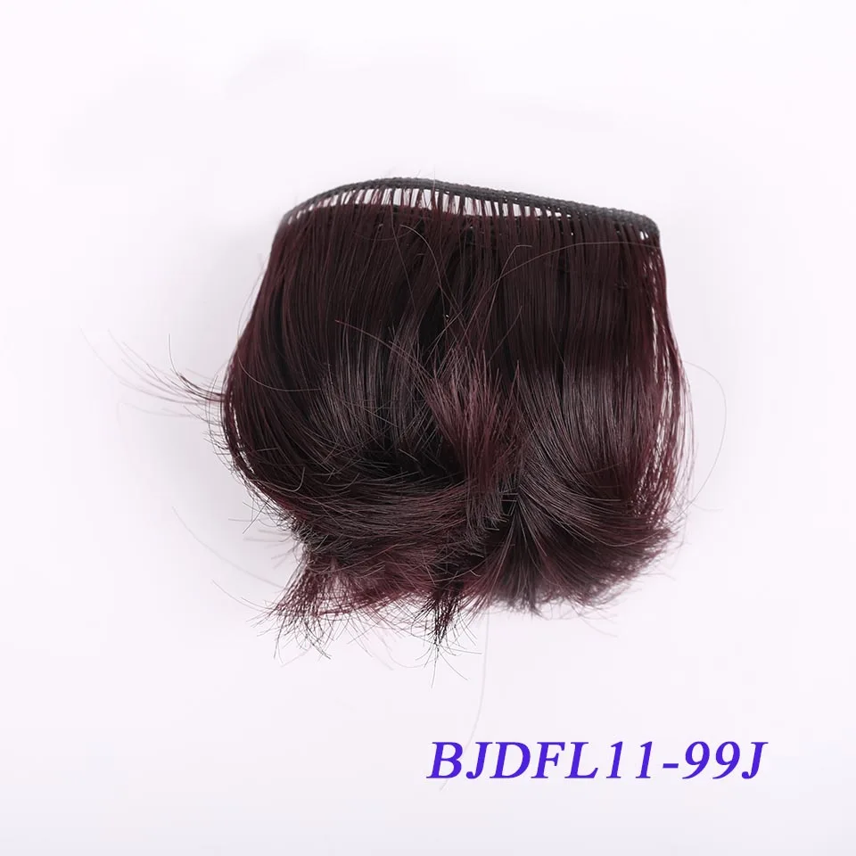 Bybrana 5 см* 100 см коричневый серебряный розовый волос BJD парик SD DIY парик для кукол