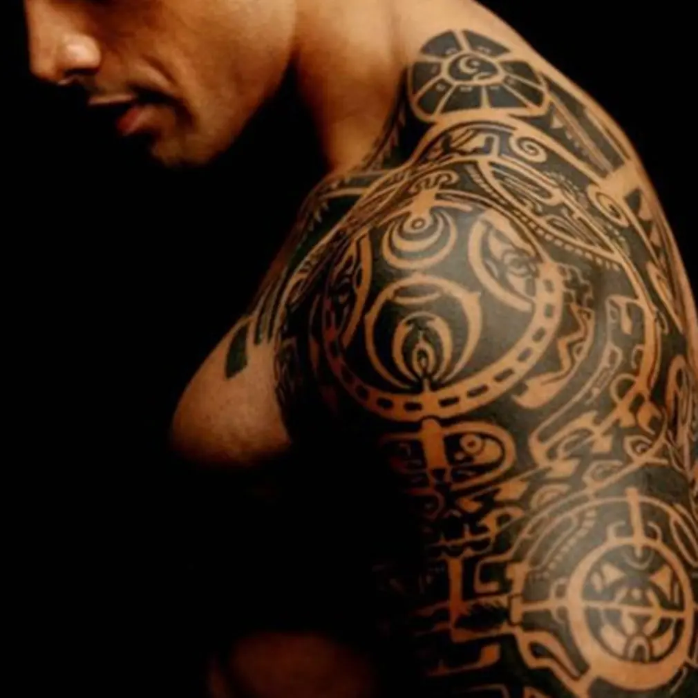 Временные тату наклейки Набор WWE Звезда плечо грудь татуировки властная идеально