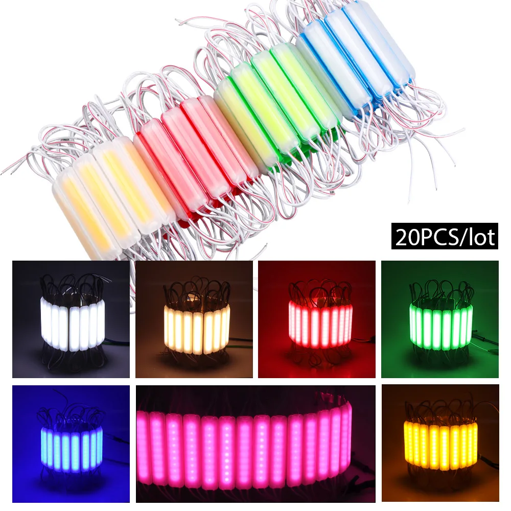 Монолитный блок светодиодов для впрыска 12 В Одноцветный модуль