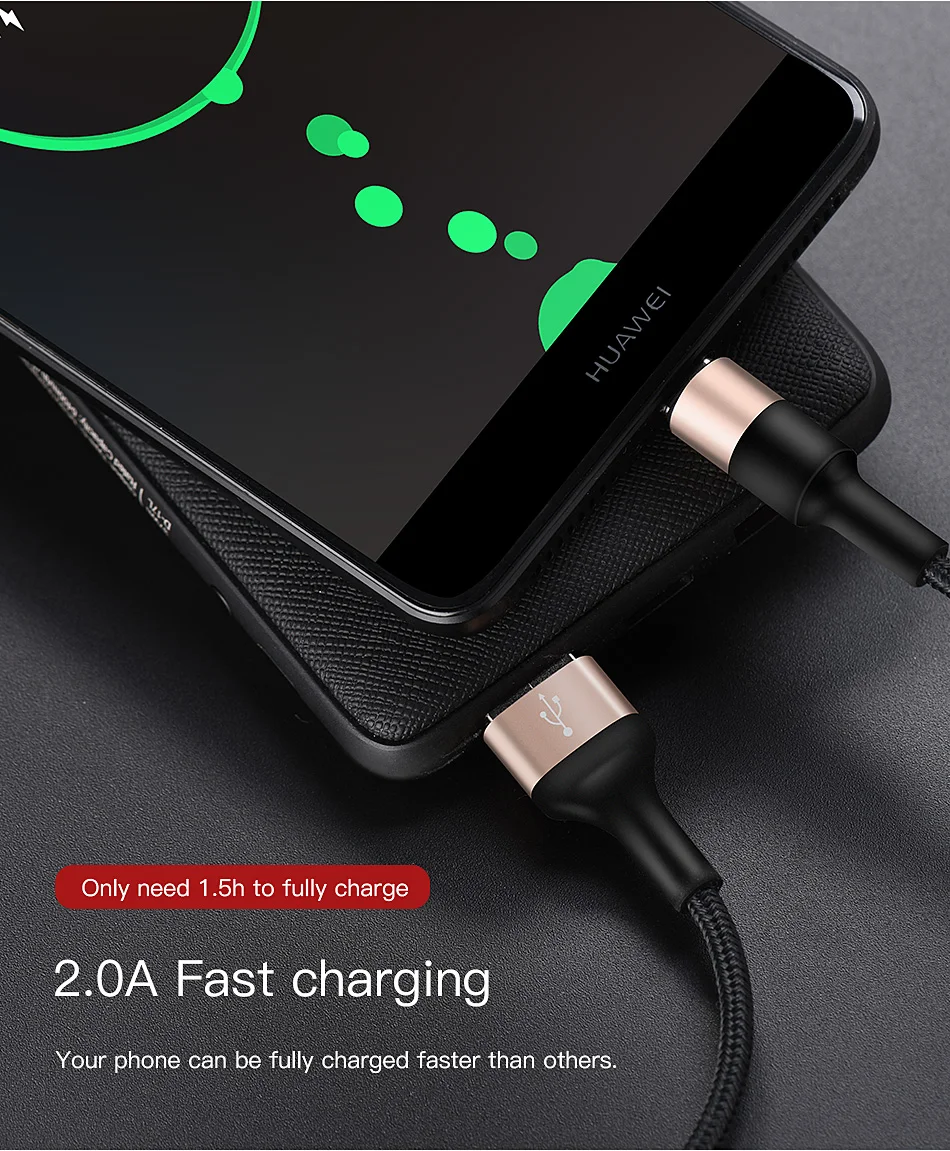 HOCO кабели для мобильных телефонов usb type C кабель 2A USB-C кабель передачи данных для быстрой зарядки для samsung S9 Xiaomi Mi 8 huawei P20 lite