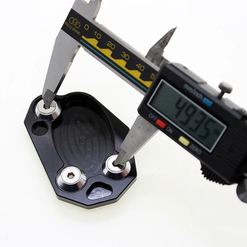 FX CNC алюминиевая подставка для мотоцикла боковая удлинитель пластина Kawasaki ZX6R