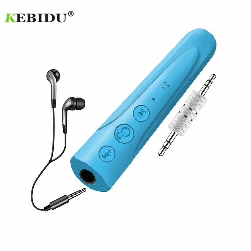 Миниатюрный Bluetooth приемник KEBIDU аудиопередатчик с разъемом 3 5 мм автомобильный