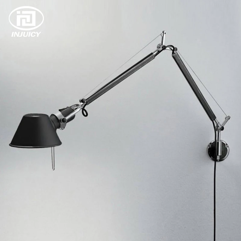 Современные Складные Настенные светильники в простом стиле регулируемая