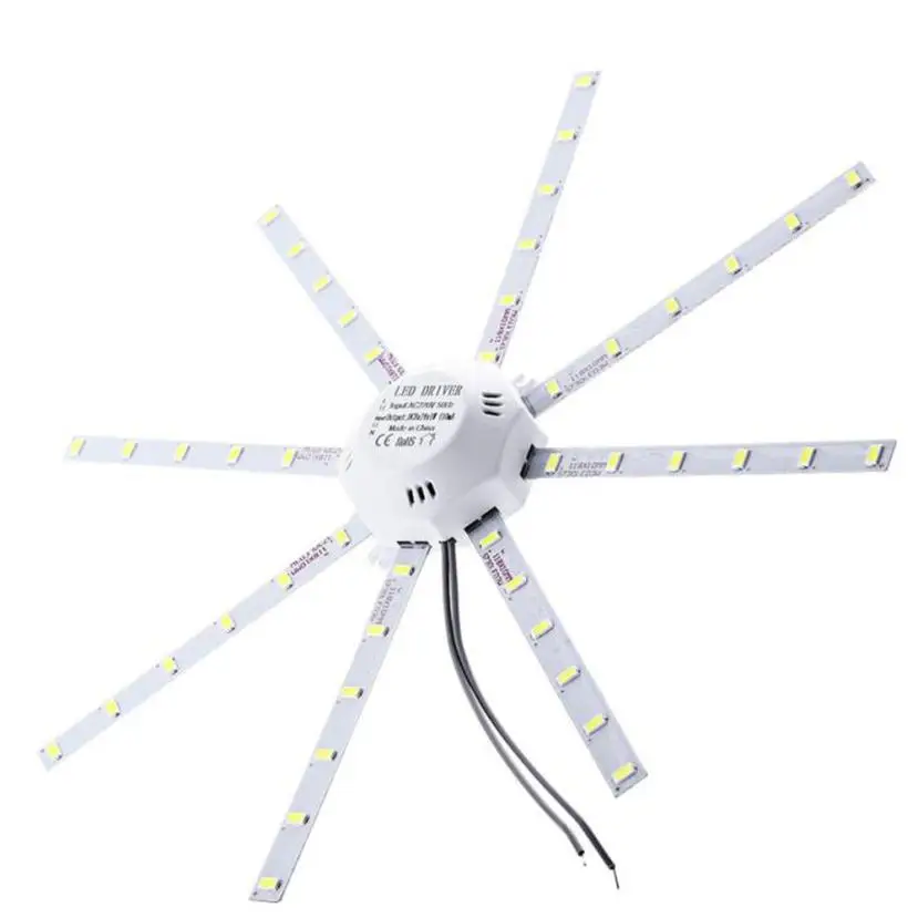 Новинка года 16 Вт 900lm 24 светодиодный 5730 SMD светодиодный потолочный светильник осьминог круг