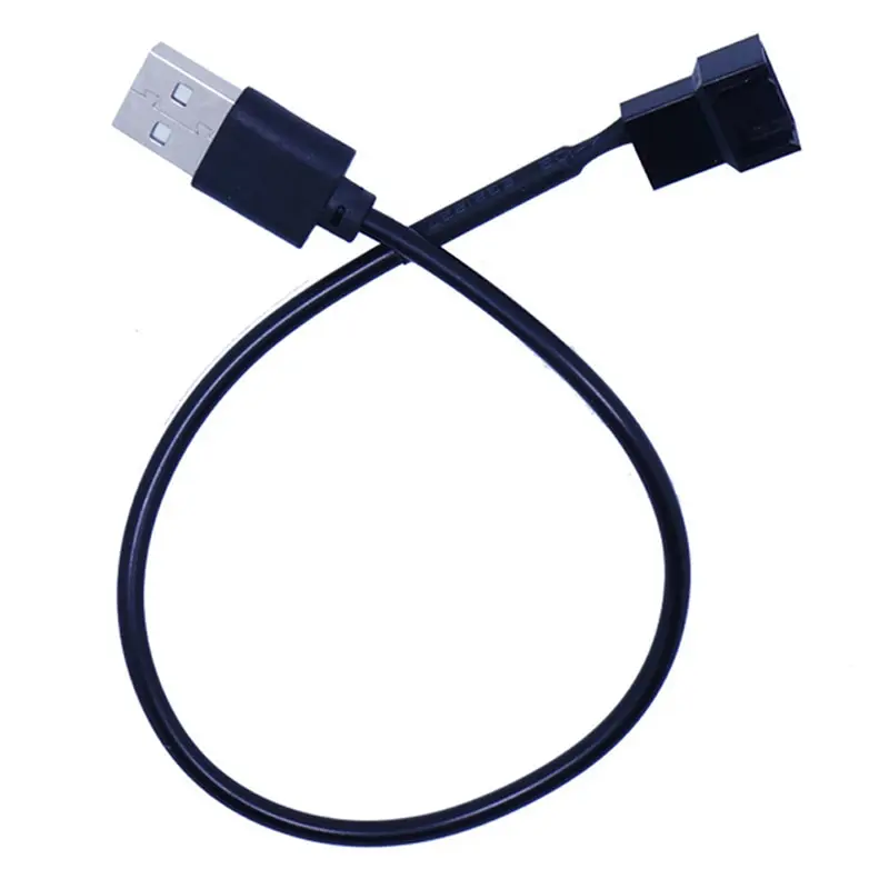 30 см 3 контакта или 4 вентилятор к USB адаптерным кабелям 3/4 контактов компьютерный