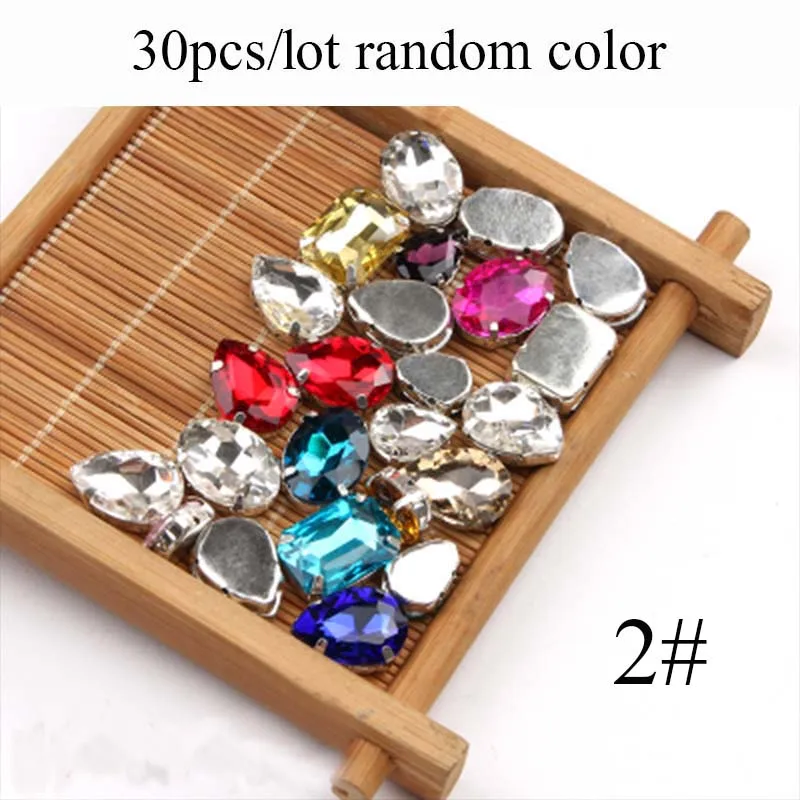 Glass Hand-stitched Drilling Clothing Dress Stone DIY Rhinestone Accessories Material | Дом и сад