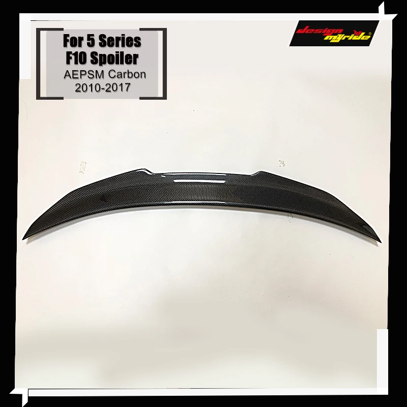 For BMW F10 Carbon Fiber CF Trunk Spoiler Wing PSM Style 5 Series 520i 525i 530i 550i High Kick Big Rear 2010-2017 | Автомобили и
