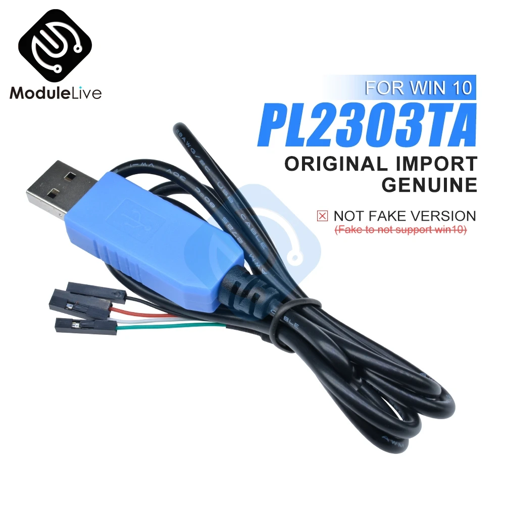 Original 1M PL2303TA USB to TTL Serial Cable Download Debug Console Converter Compatible with Win7/8/10 Replace PL2303HX | Обустройство