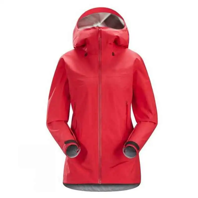 

Women's Lightweight Waterproof Rain Jacket Hooded Windproof Raincoat Softshell Jacket for Outdoor Hiking Travel Camping Climing