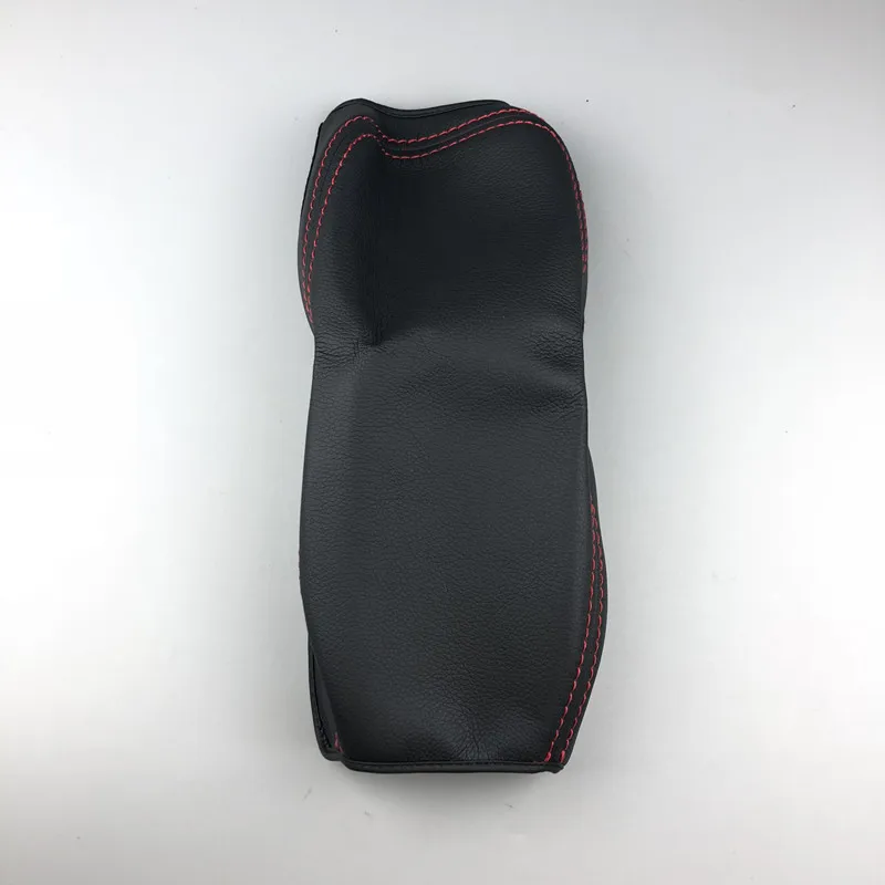 Black Red Кожаный центральный подлокотник коробка защита рукава украшение для Mercedes Benz GLA X156 CLA C117 A класс W176 - Название цвета: Black Red