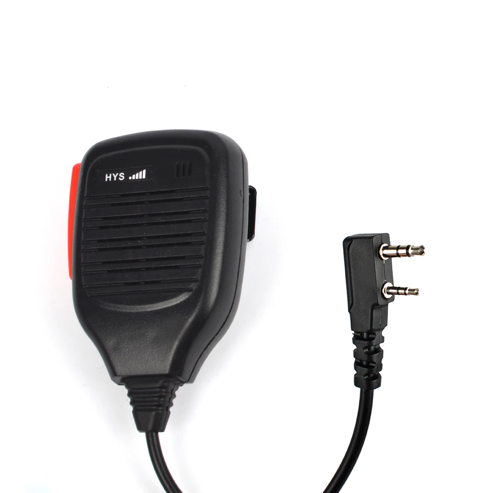 HYS 4 PTT Цвет доступны ручной микрофон Динамик для Двухканальные рации UV-5R