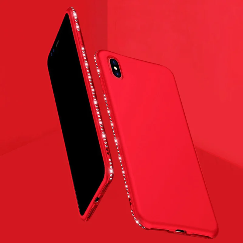 Роскошный чехол для телефона iphone XS XR MAX Блестящий Мягкий силиконовый из ТПУ X 5 5S SE 6