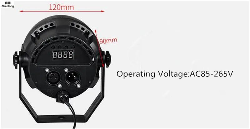 High Quality 12 Led Par Stage Light 12W LED RGB DMX 512 Mini Lighting for Club Dj Show Home Party Ballroom Bands KTV Bar | Лампы и