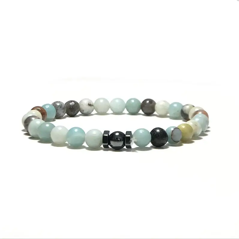 Green Beads 2 шт./компл. Натуральный камень браслет Паракорд Браслет ручной работы мужские браслеты браслет из веревки для мужчин крутые байкерские украшения Homme bileklik - Окраска металла: Green Beads