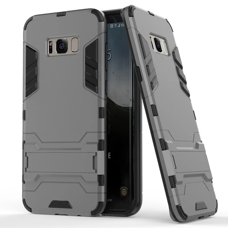 Cover Case for Samsung Galaxy S8 Plus Hybrid Armor Holder Rubber Bumper Shockproof Hard Shell Phone |
